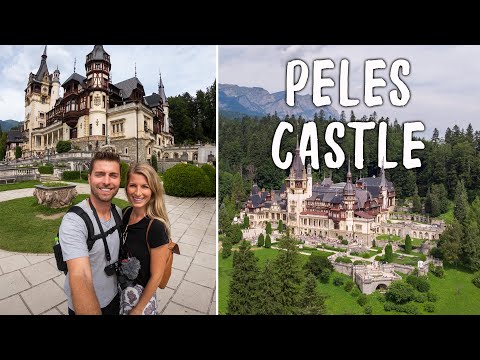 Visiting Romania's most SPECTACULAR CASTLE and hiking in Sinaia, Romania | Peles Castle