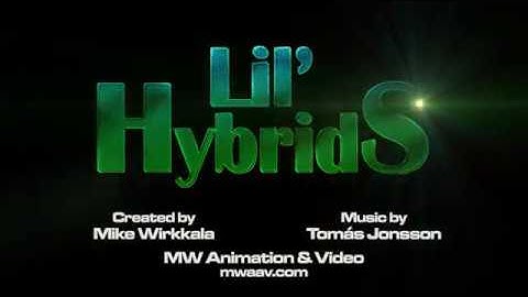 Short Lightwave 3D animation "Lil Hybrids"  trailer