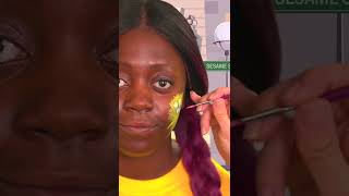 Big Bird! | Halloween Face Paint for Kids #shorts #facepaint #halloween