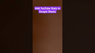 YouTube Analytics to Google Sheets AUTOMATED with Pabbly Connect✅ #shorts #youtubeautomation