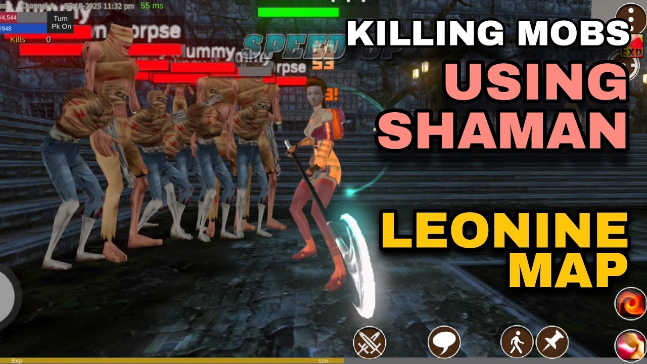 RAN Mobile: The Master Class - MOB KILLING IN LEONINE CAMPUS MAP USING SHAMAN