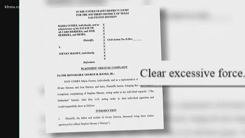 Family sues League City police officer over teen's shooting death