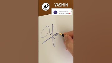 Signature Sign YASMIN #lettersign #handwriting  #namedesign #calligraphy #sign #signwriting