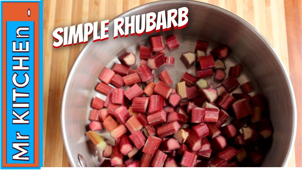 HOW TO STEW RHUBARB - a simple recipe - YouTube