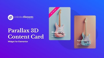 Create 3D Parallax Card in Elementor (FREE)