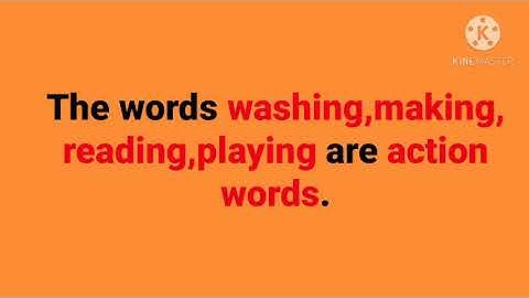 MLZS JHANSI CLASS 1 English Grammar Chapter 19 The Present Continuous Tense