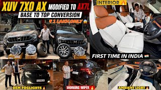 NEW XUV 7XO BASE AX MODIFIED TO AX7L TOP MODEL ✅ MAHINDRA GENUINE PARTS ✅WORKING WIPER ✅ ₹1 LAKH✅
