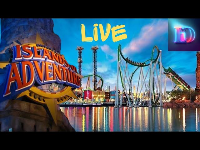 Exploring Universal's Islands of Adventure - The Ultimate Theme Park Tour  LIVE 10/28/23 