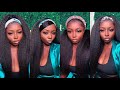 6 DIFFERENT WAYS TO STYLE YOUR HEADBAND WIG | KINKY STRAIGHT | BEAUTY FOREVER HAIR