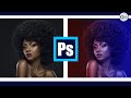 Portrait Dual Lighting Effect In Photoshop | Simple Way To Apply a DUAL LIGHTING Effect In Photoshop