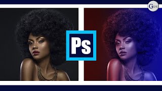 Portrait Dual Lighting Effect In Photoshop | Simple Way To Apply a DUAL LIGHTING Effect In Photoshop