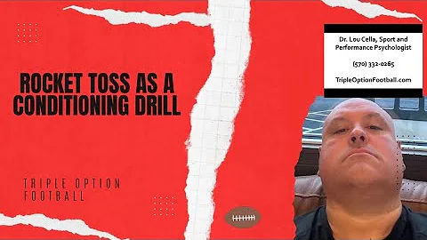 Rocket Toss as a Conditioning Drill | Flexbone | Triple Option | Air Force