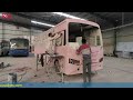 How to build bus body  amts making time 100 city buss contract  rex coaches rpcil