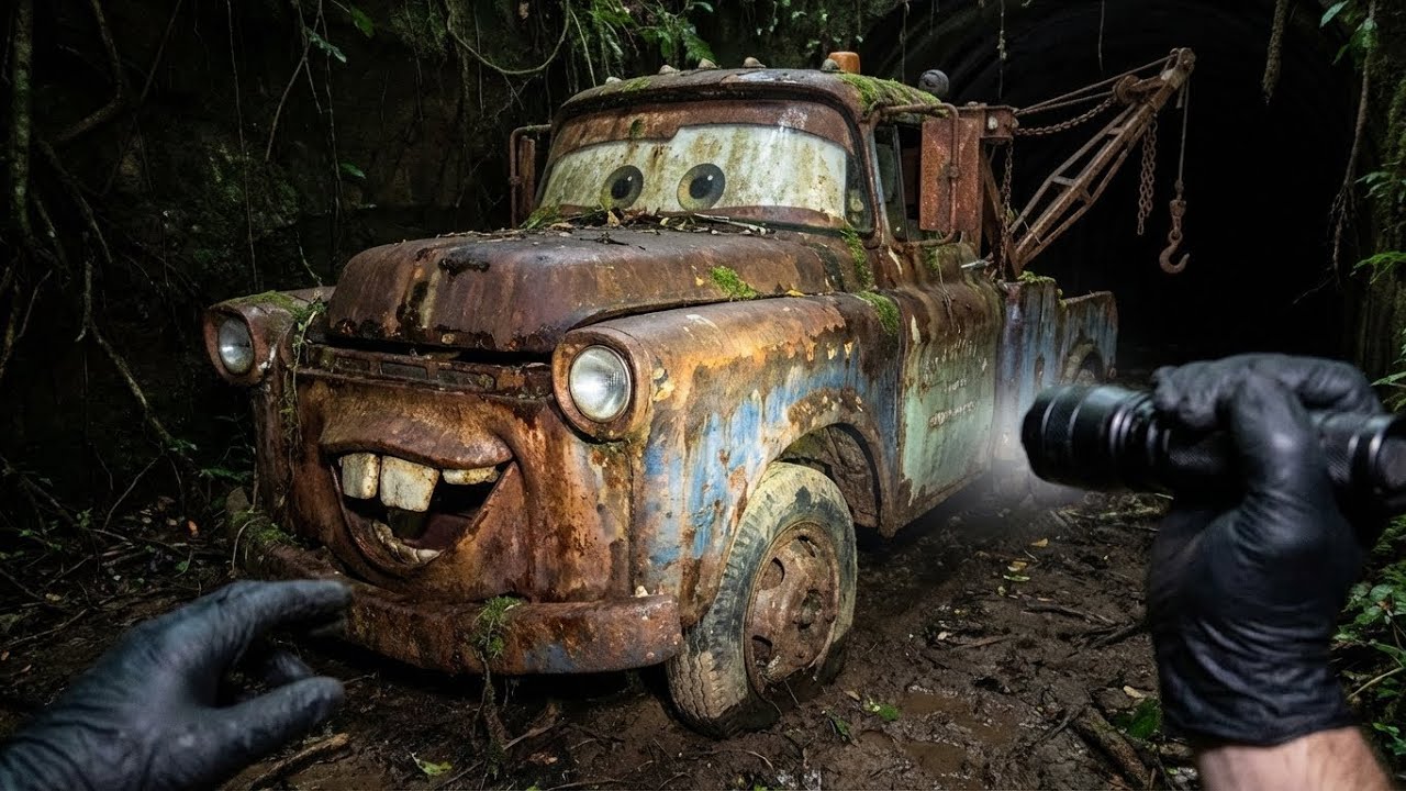 Restoring Completely Burned Tow Mater I Found Real  Tow Mater| FULL ASMR PROCESS