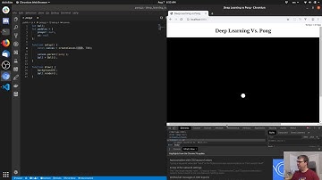 Making a pong game for deep learning - part 1