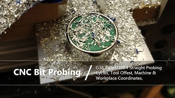 #35 CNC Tool Probing #35 / Touch Button & Bit Changing
