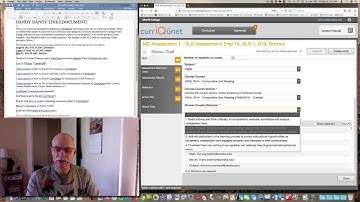 How to Create and Enter SLO Assessments in CurriQunet