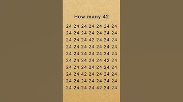 💋How many 42 - Math Quiz #math #quiz #shorts