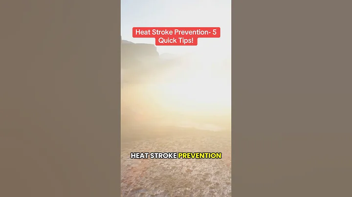 5 Tips for Heat Stroke Prevention! #heatstroke #heatstrokeprevention