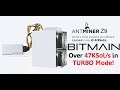 Getting Over 47kSol/s On The New Bitmain Antminer Z9 We Just Set Up Today