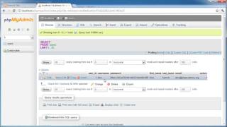 PHP Tutorials  Register & Login Part 7  User Data Part 1