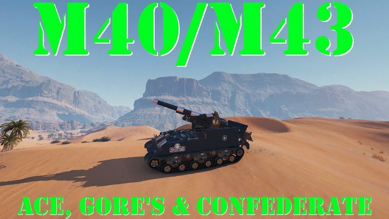 spg amex M40/M43 - Ace Tanker, Gore's Medal and Confederate
