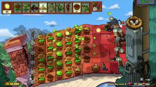 Plants VS Zombies replanted Cloudy Day Level 12