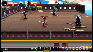 AQWorlds - How to use Evolved Dark Caster class skillset, boss solo and PvP