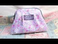 ワイヤーポーチ 作り方　タック入り 　Zipper Wire Frame Pouch & Tutorial