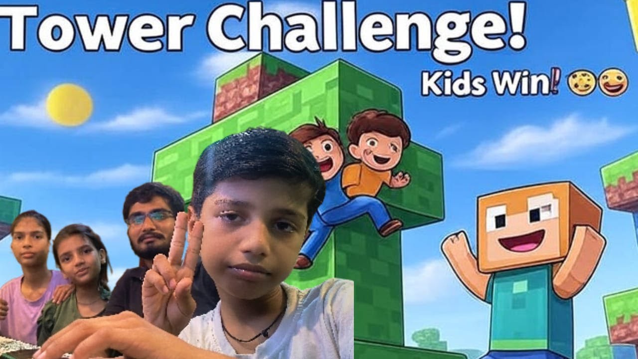 Minecraft Block Climb Challenge😲😲 with New Member! 🎮 - YouTube