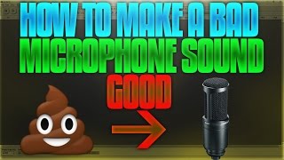 Audacity Tutorial - How To Make A Bad Microphone Sound Good! - (incl. Microphone Test)