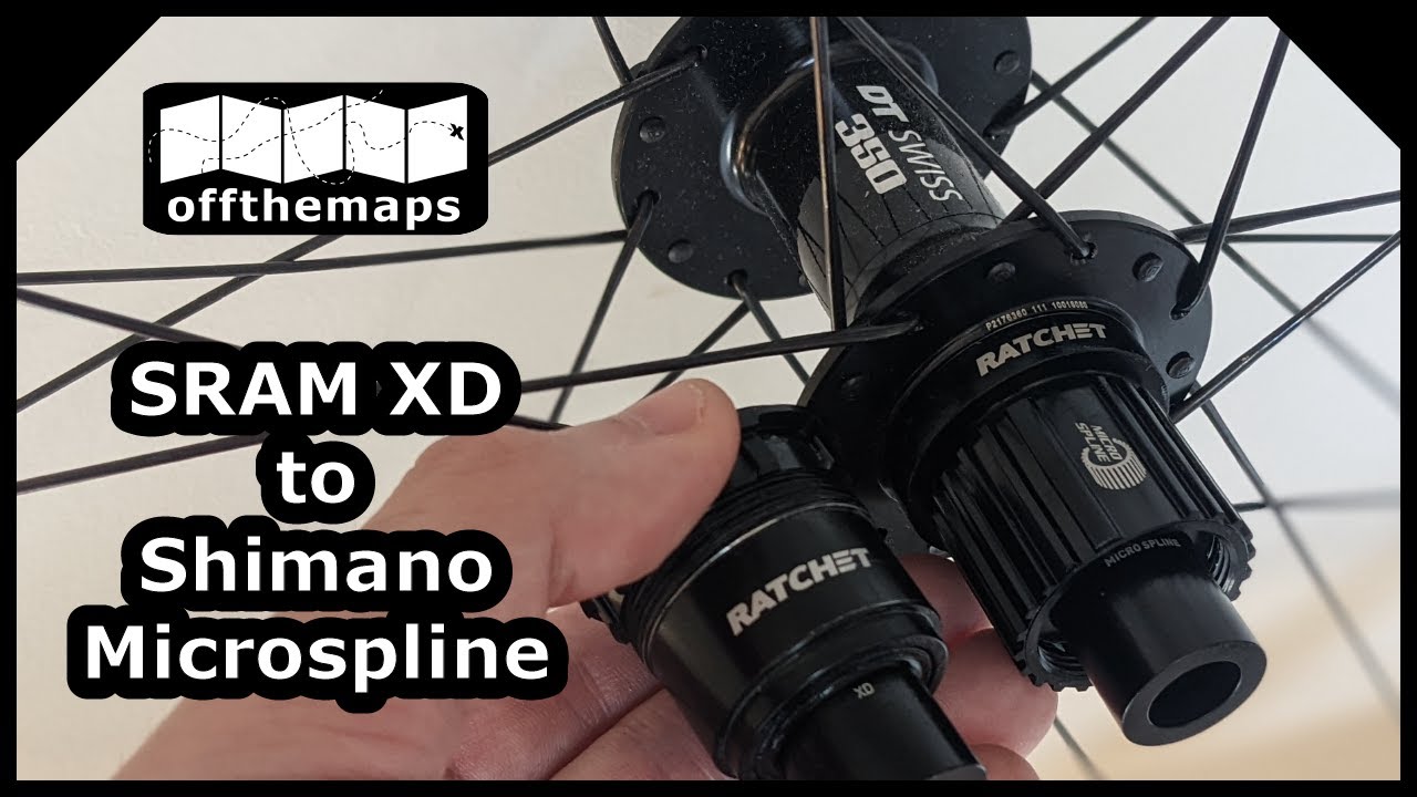 SRAM XD to Shimano Micro Spline Swap on DT Swiss 350 - How to Change your  Freehub Driver - YouTube