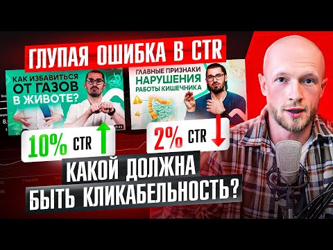 Заблуждение про CTR у обложки в YouTube. Какой должна быть кликабельность?