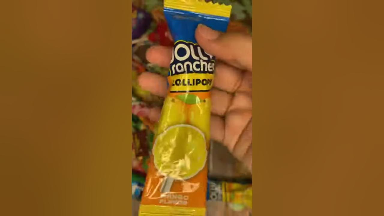 Jolly rancher Lollipop 🍭 mango 🥭 flavour - YouTube