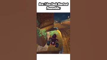 Shortcuts are so hard though 😭 #mariokartworld #mariokart