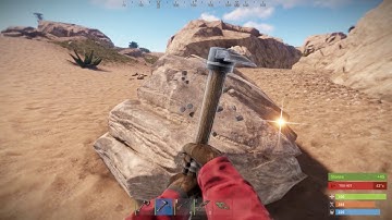 Farm in rust on the official server