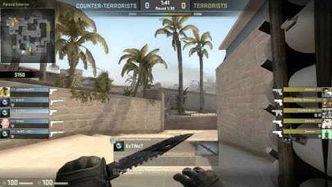 CSGO 1v5 Clutch ACE Pistol All HS