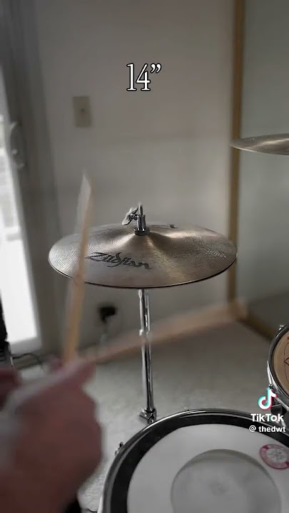 Different Hi hat size comparison #hihat #drumhihat #drumcomparison #drums #cymbals