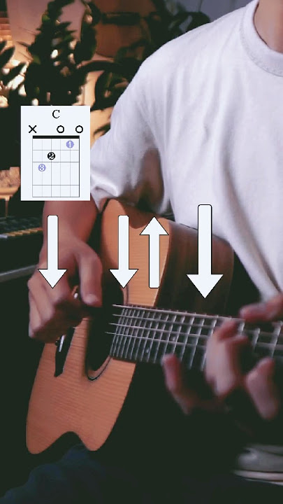 Basic Strumming - Don't Look Back In Anger (Oasis) #Haketu #guitar #tutorial