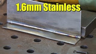 TIG Welding 1.6mm Stainless Fillets (Viewer Request)