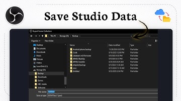 Een back-up maken van OBS Studio (projectkopie)