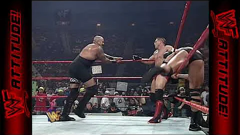 Ahmed Johnson & Ken Shamrock vs. Kama & Rocky Maivia | WWF RAW (1997)