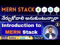 MERN Stack Full Course in Telugu | Introduction to Full Stack Web Development | 2026 Roadmap