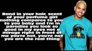 Chris Brown - Sweetheart W/Lyrics chords