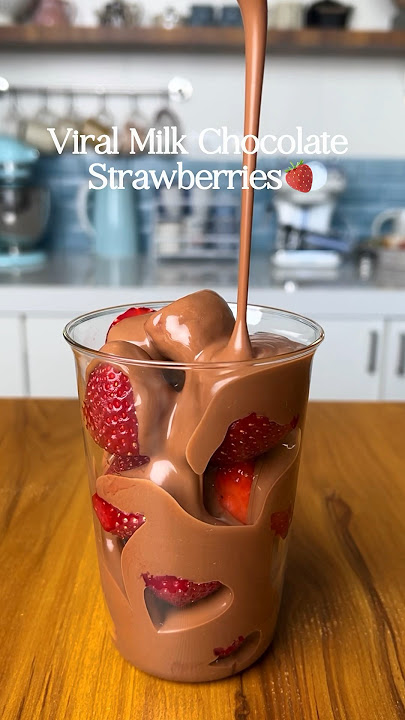 London’s Viral Chocolate Strawberries At Home 🍓😍
