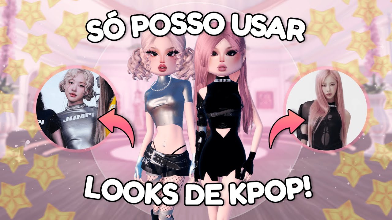 Jogando DRESS TO IMPRESS mas eu SÓ POSSO USAR LOOKS DE IDOLS DE KPOP! #2