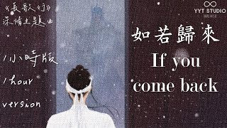 《長歌行The Long Ballad》薩頂頂 - 如若歸來 If you come back (1小時版1hour version) 🍃 長歌行 深情主題曲【啊~ 啊~ 往昔吹不散月光】