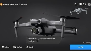 New DJi Air 2s v02.04.2130 Firmware Software Mobile App Update Can Fix Some Bugs or Virus