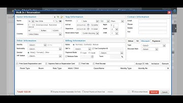 How to Take a Single Room Reservation in eZee Absolute Cloud Hotel Management Software