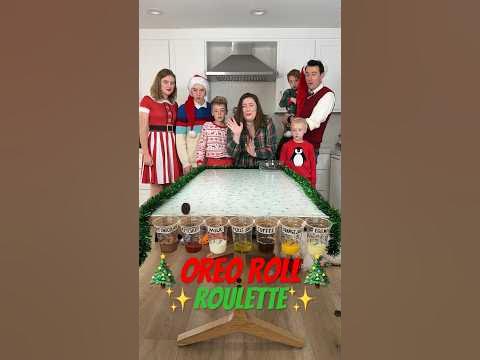 Oreo Roll Roulette 🎄 Holiday Version | Ballinger Family #oreoroulette ...